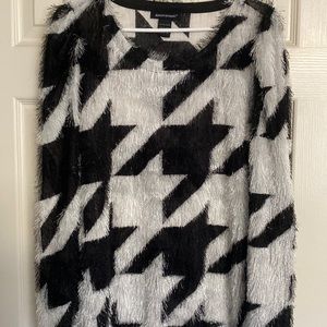This fuzzy blouse is just so cute from Ashley Stewart size 14/16